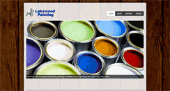 Desktop Screenshot of lakewoodpainting.com